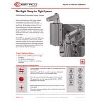 PDF preview for 9500 Series Pneumatic Lever Clamps - Flyer - EN US