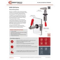 PDF preview for 6000-SW Manual Swing Clamp - Flyer - EN US