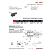 PDF preview for 8031 Series Pneumatic Enclosed Straight Line Action (Plunger) Toggle Clamps - Catalog Pages - EN US
