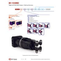 PDF preview for GR1-15 Series Toggle Lock Sheet Metal Grippers - Catalog Pages - EN US