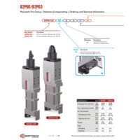 PDF preview for 82P50, 82P63 Series Pneumatic Centering Pin Clamps - Catalog Pages - EN US