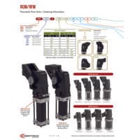 PDF preview for RCM/RFM Series Pneumatic Pivot Units - Catalog Pages - EN US