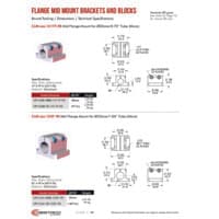PDF preview for Round Tooling Flange Mid Mount Brackets and Blocks - Catalog Pages - EN US