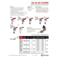 PDF preview for 324, 334, 344, 374 Series Pull Action Latch Clamps - Catalog Pages - EN US