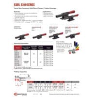 PDF preview for 5305, 5310 Series Horizontal Hold Down Clamps - Catalog Pages - EN US