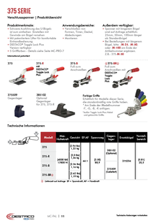 Pull Action Latch Clamps 375 (Series)